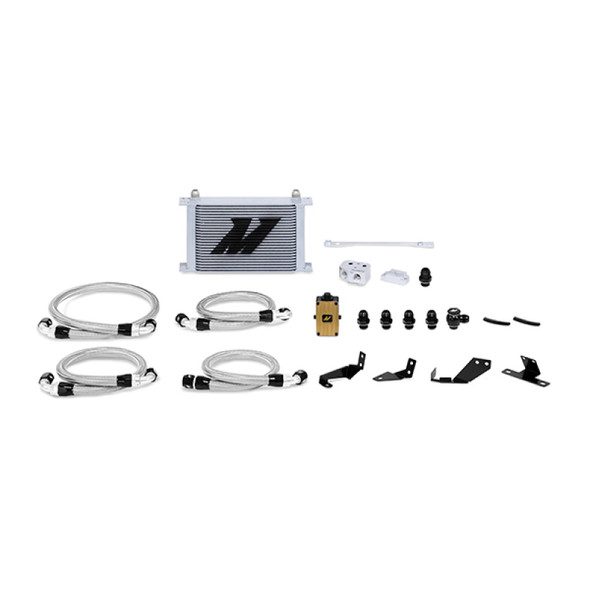 Mishimoto 04-06 Pontiac GTO 5.7L/6.0L Thermostatic Oil Cooler Kit - Silver - MSM-T-25660