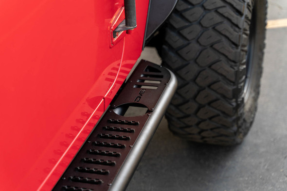 DV8 Offroad 07-18 Jeep Wrangler JK (4 Door Only) OE Plus Side Steps - MSM-T-633818