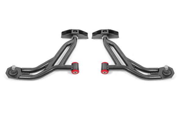 BMR 10-14 Ford Mustang / Shelby GT500 Non-Adj. Lower A-Arms (Poly/Delrin) - Black Hammertone - MSM-T-374390