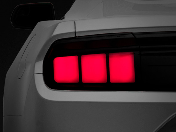 Raxiom 15-22 Ford Mustang Profile LED Tail Lights - Gloss Black Housing (Smoked Lens) - MSM-T-547981