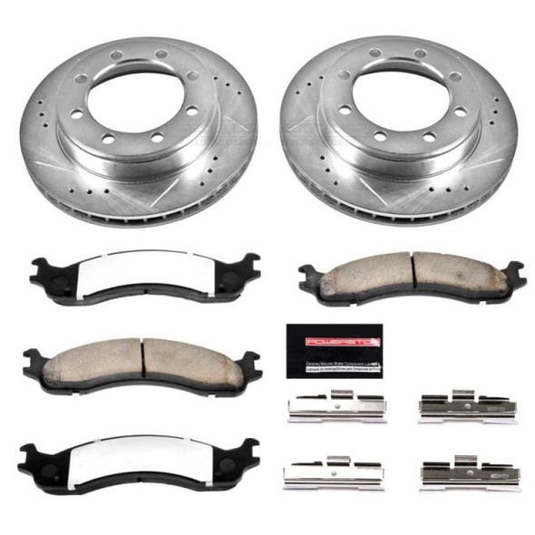 Power Stop 95-99 Ford F-250 Front Z36 Truck & Tow Brake Kit - MSM-T-380330