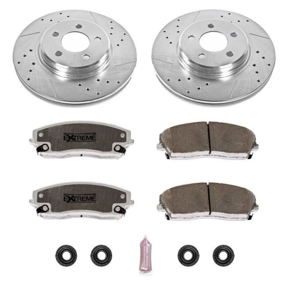 Power Stop 05-19 Chrysler 300 Front Z26 Street Warrior Brake Kit - MSM-T-379420