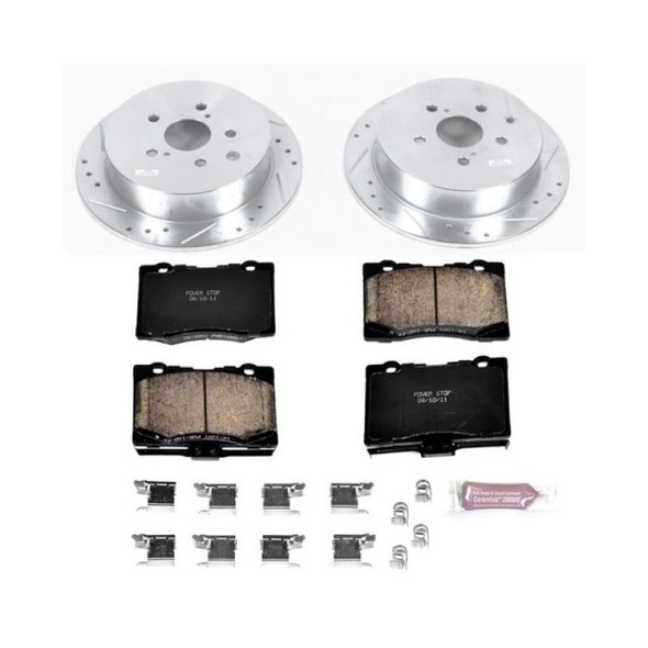 Power Stop 10-15 Lexus RX350 Rear Z23 Evolution Sport Brake Kit - MSM-T-387793