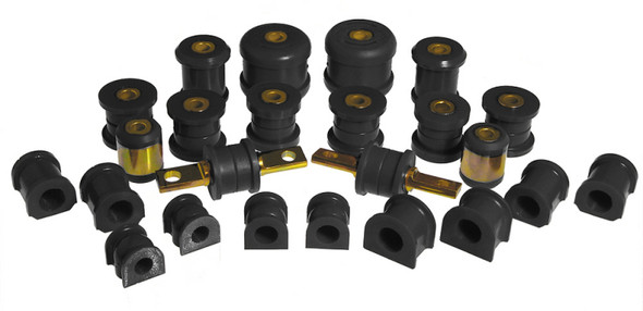 Prothane 01-03 Honda Civic Total Kit - Black - MSM-T-100912