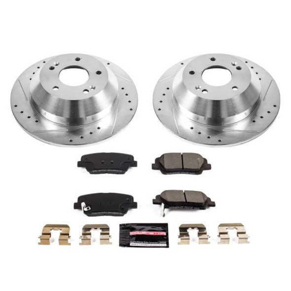 Power Stop 10-18 Hyundai Santa Fe Rear Z23 Evolution Sport Brake Kit - MSM-T-380797