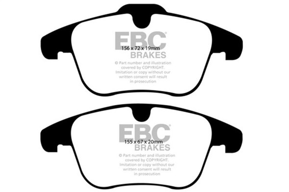 EBC 11+ Volvo S60 2.5 Turbo T5 (300mm Front Rotors) Redstuff Front Brake Pads - MSM-T-36316
