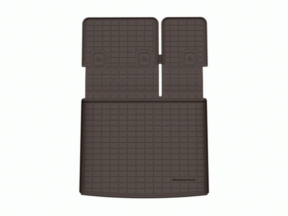 WeatherTech 19-22 Jeep Cherokee KL (w/Cargo Floor in Highest Pos) Seatback Cargo Liner HP - Cocoa - MSM-T-561760
