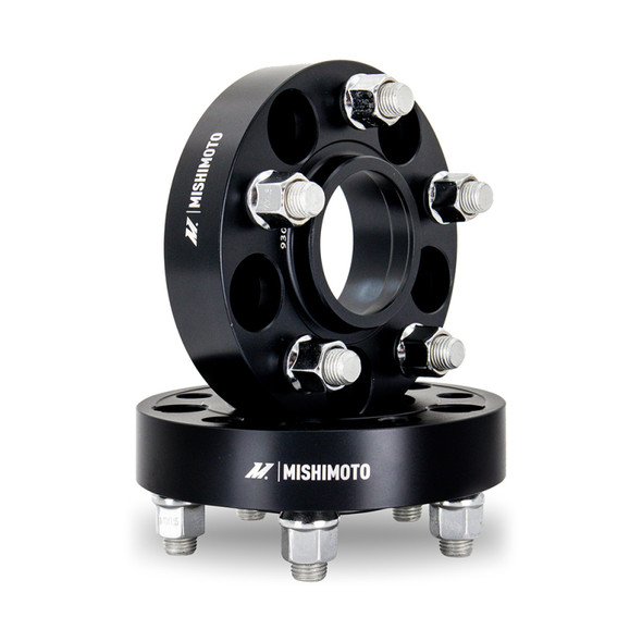 Mishimoto Wheel Spacers - 5X114.3 / 70.5 / 35 / M14 - Black - MSM-T-484437