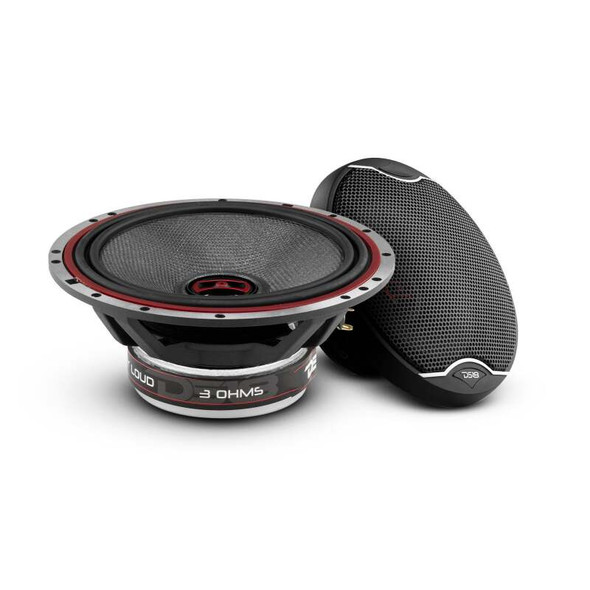 DS18 6.5in 120 Watts RMS 3 ohm 2-Way Coaxial Speakers And Component System w/ Fiberglass Cone - MSM-T-933170