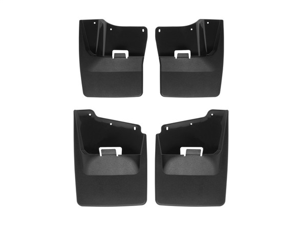 WeatherTech 20-24 GMC Sierra / Sierra Denali 2500HD / 3500HD No Drill Mudflaps - Black - MSM-T-557224