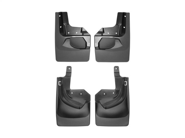 WeatherTech 2018 Jeep Wrangler Rubicon No Drill Mudflaps - Black - MSM-T-515599