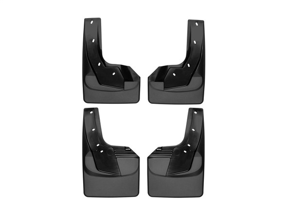 WeatherTech 19-23 Dodge Ram 1500 (Vehicles w/FF Lip Molding) No Drill Mudflaps - Black - MSM-T-593139