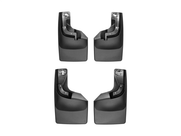 WeatherTech 17-22 Ford F-250/F-350 w/o Fender Flares No Drill Mudflaps - Black - MSM-T-590559