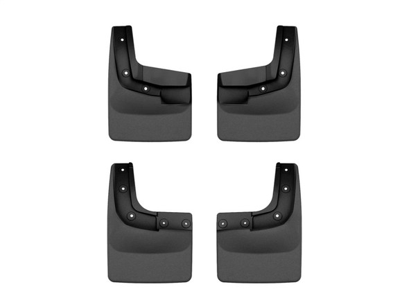 WeatherTech 2024 Ford Ranger (No Raptor) No Drill Front & Rear MudFlaps - Black - MSM-T-831972