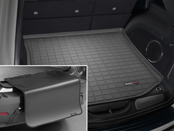 WeatherTech 2011+ Jeep Grand Cherokee Cargo Liner w/ Bumper Protector - Black - MSM-T-105451