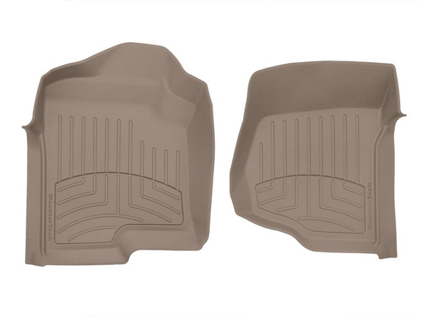WeatherTech 2008-2013 GMC Sierra/Sierra Denali 1500 Front FloorLiner HP - Tan - MSM-T-523008