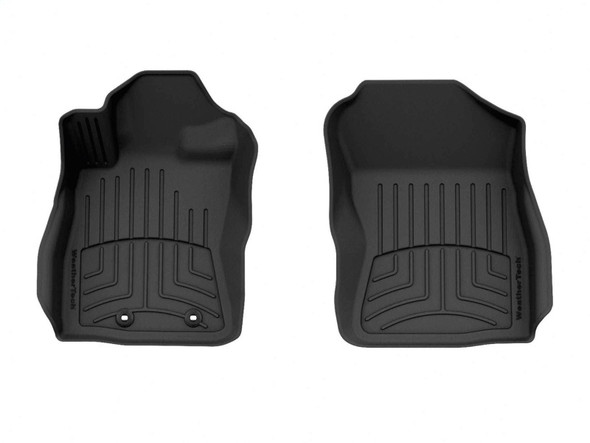 WeatherTech 2024 Subaru Crosstrek / Impreza Front FloorLiner HP - Black - MSM-T-791697