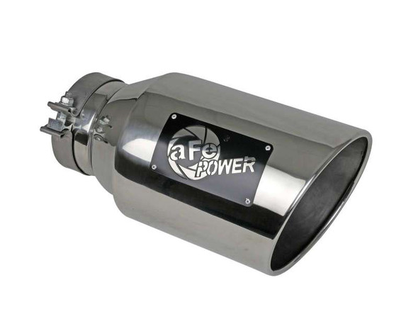 aFe Power Universal 5in Inlet 8in Outlet MACH Force-XP Clamp-On Exhaust Tip - Polished - MSM-T-711930