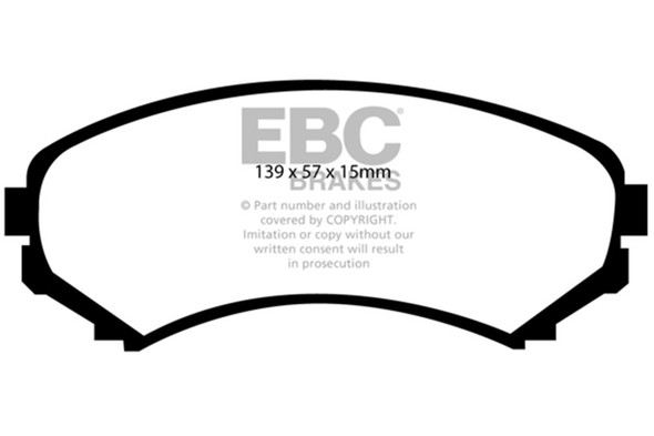 EBC 02-03 Honda Passport 3.2 Greenstuff Front Brake Pads - MSM-T-33157