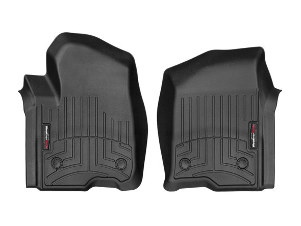 WeatherTech 2019+ Chevrolet Silverado 1500 Front FloorLiner - Black - MSM-T-200413