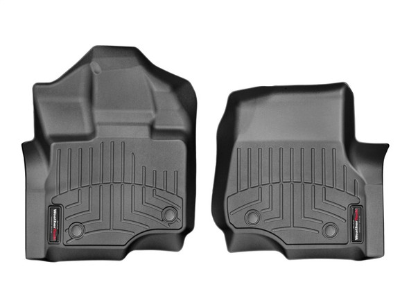 WeatherTech 2015+ Ford F-150 SuperCrew/SuperCab Front FloorLiner - Black - MSM-T-92783