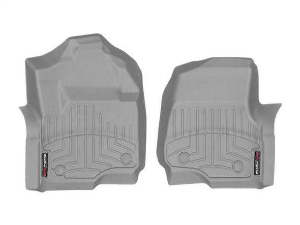 WeatherTech 2017 Ford Super Duty (Super Cab / Crew Cab) Front FloorLiners - Grey - MSM-T-82114