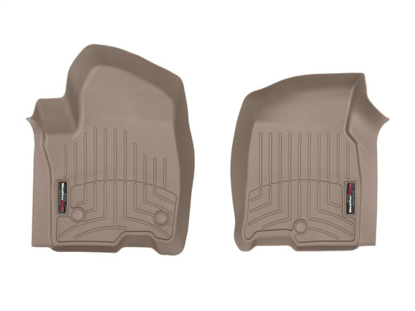 WeatherTech 2021+ Chevrolet Suburban Front FloorLiner - Tan - MSM-T-412063