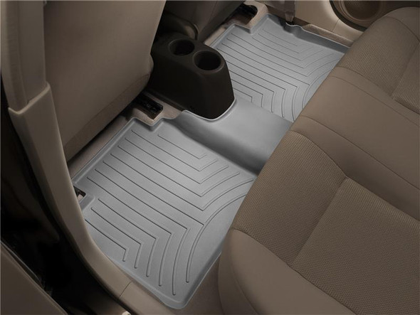 WeatherTech 2015+ Ford F-150 (Fits SuperCrew Models Only) Rear FloorLiner - Grey - MSM-T-4386496