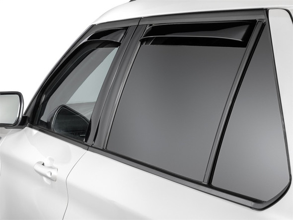 WeatherTech 2020+ Ford Explorer ST Front & Rear Side Window Deflectors - Dark Smoke - MSM-T-849023