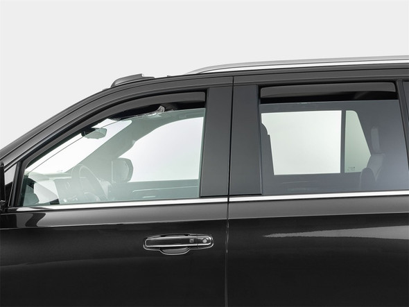 WeatherTech 21-25 Cadillac Escalade Front & Rear Side Window Deflectors - Dark Smoke - MSM-T-855329