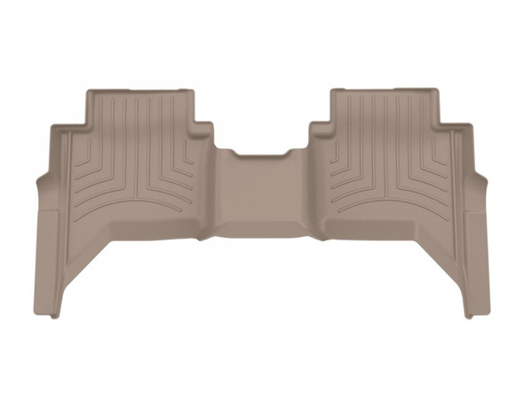 WeatherTech 2024 Ford Ranger (Incl. Raptor) w/Carpet Flooring Rear FloorLiner HP - Tan - MSM-T-823405