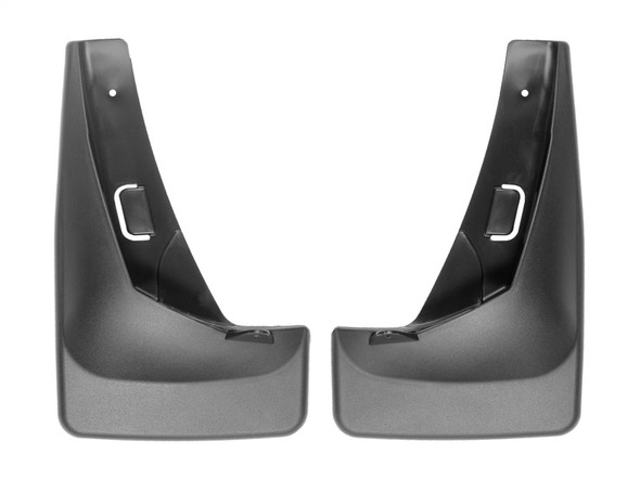 WeatherTech 2014+ Nissan Rogue Rear No Drill Mudflaps - Black - MSM-T-124501
