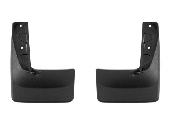 WeatherTech 22-23 Toyota Tundra CrewMax/Double Cab Rear No Drill MudFlaps - Black - MSM-T-547024