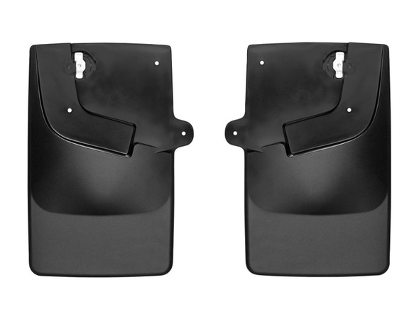 WeatherTech 2017+ Chevrolet Colorado No Drill Mudflaps - Black (ZR2 Model Only) - MSM-T-179759