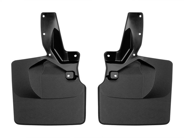 WeatherTech 2021+ Ford Bronco Front No Drill MudFlaps - Black - MSM-T-488583