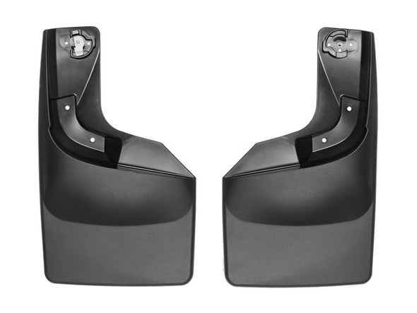 WeatherTech 17+ Ford F-250/350/450/550 (W/O Flares/Lip Molding) No Drill Mudflaps - Black - MSM-T-102279