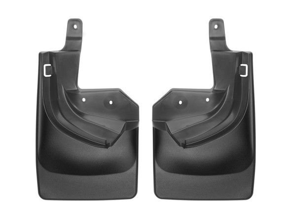 WeatherTech 18+ Jeep Wrangler Rubicon Rear No Drill Mudflaps - Black - MSM-T-420697
