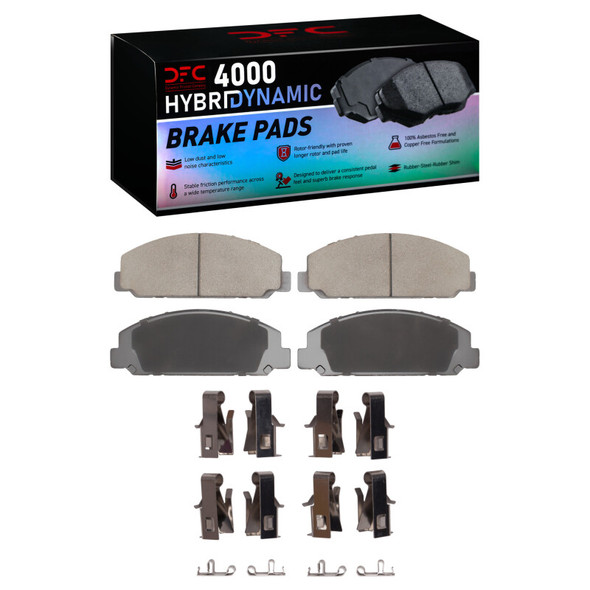 DFC 99-24 Chevrolet W5500 Tiltmaster Rear/Front 4000 HybriDynamic Brake Pads and Hardware Kit - MSM-T-917182