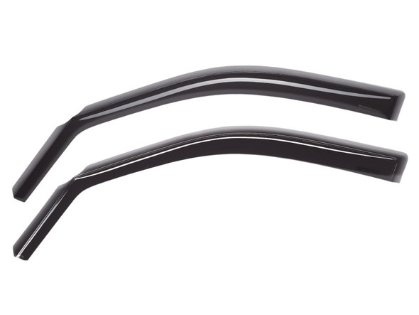 WeatherTech 2024 Toyota Tacoma DC (Incl. Hybrid) Front Side Window Deflectors - Dark Tint - MSM-T-802649