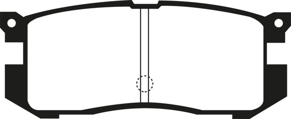 EBC 89-92 Ford Probe 2.2 Ultimax Rear Brake Pads - MSM-T-366706