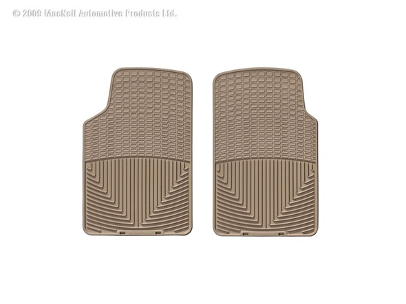 WeatherTech 98 Chevrolet Tracker Front Rubber Mats - Tan - MSM-T-4354065