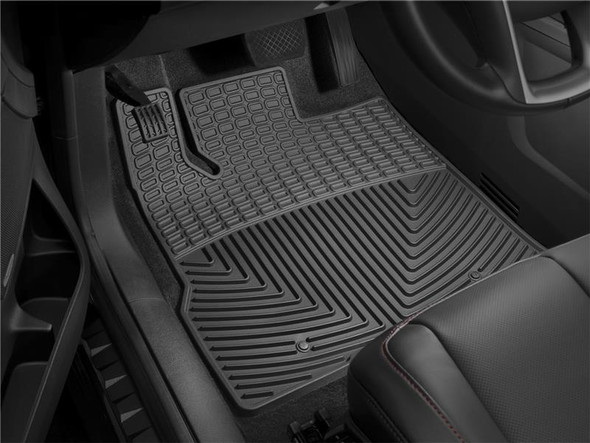 WeatherTech 14+ Chevrolet Silverado Front Rubber Mats - Black - MSM-T-4353923