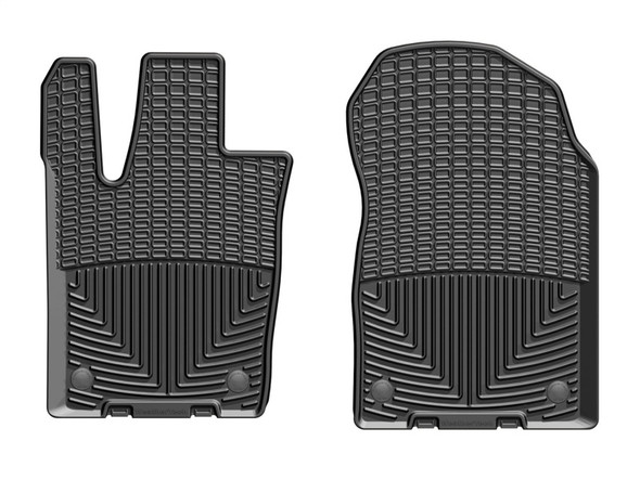 WeatherTech 2016+ Jeep Grand Cherokee / Dodge Durango Front Rubber Mats - Black - MSM-T-162642
