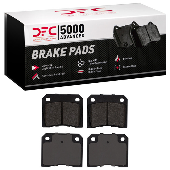 DFC 58-93 AC Cobra Rear/Front 5000 Advanced Low Metallic Brake Pads - MSM-T-900069