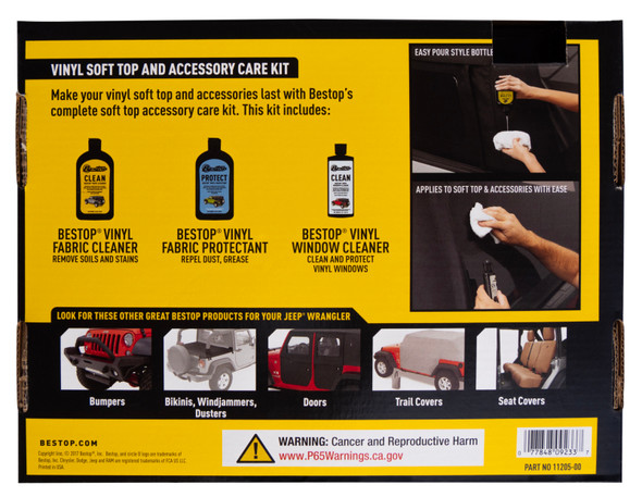 Bestop One Each Cleaner Protectant Window Polish Price One Pack Bestop Cleaner (Boxed) - BESTOP11215-00
