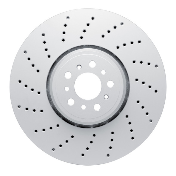 DFC 20-25 BMW X6 Left Front Drilled GeoSPEC Coated Rotor - DFC624-31186D