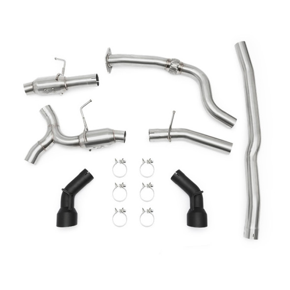 Mishimoto 2016+ Chevrolet Camaro 2.0T Dual Black Tip Cat-Back Exhaust - MISHIMOTOMMEXH-CAM4-16DTPBK