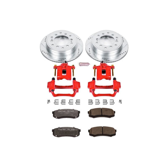Power Stop 10-19 Lexus GX460 Rear Z36 Truck & Tow Brake Kit w/Calipers - POWERSTOPKC5875-36