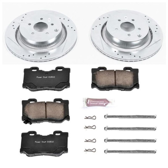 Power Stop 09-13 Infiniti FX50 Rear Z23 Evolution Sport Brake Kit - POWERSTOPK5861