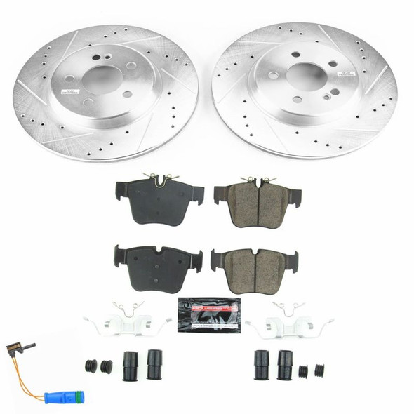 Power Stop 2018 Mercedes-Benz C43 AMG Rear Z23 Evolution Sport Brake Kit - POWERSTOPK7990